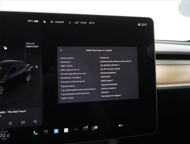 Tesla Model Y (2023) Long Range AWD 79kWh, SoH 95% - fotka 27 z 33
