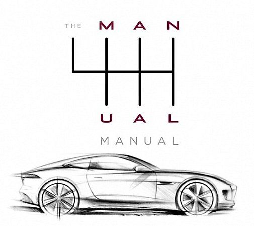 Příručka k manuální převodovce v Jaguaru F-Type.