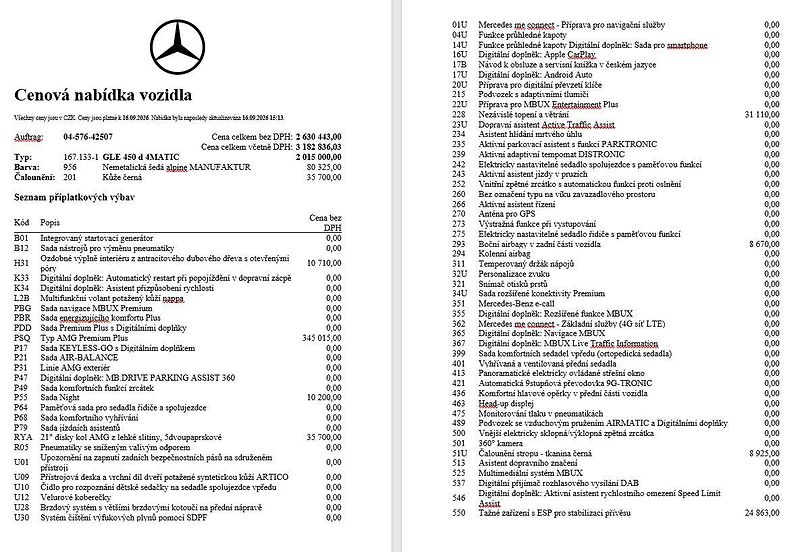 Mercedes-Benz GLE 450d 4M, 1.majitel - fotka 16 z 17