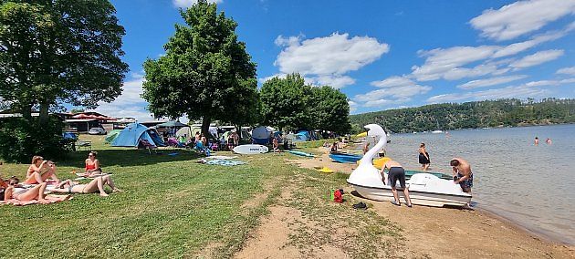 V Kempu Keramika vás čeká relax na pláži i zábava ve vodě., zdroj: Foto: Kemp Keramika
