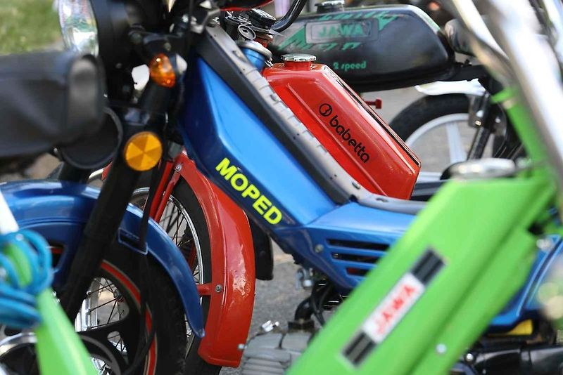 Moped sraz v Brně-Chrlicích