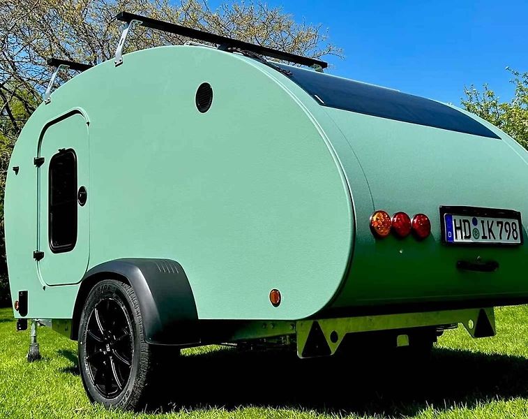 Nizozemský retro karavan Pure Camper nabízí jen nejnutnější vybavení.