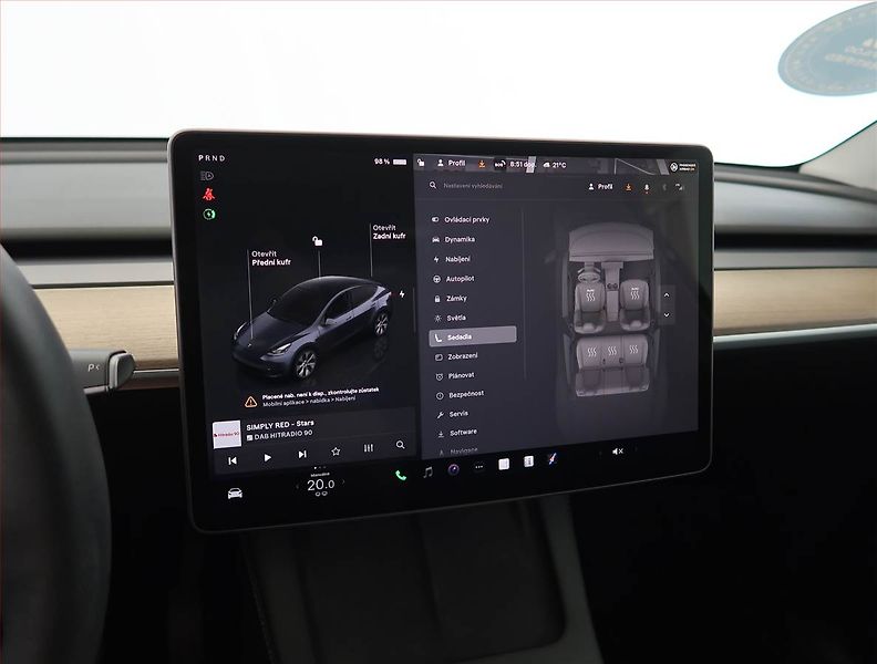 Tesla Model Y (2022) Long Range AWD 79kWh, SoH 92% - fotka 24 z 33