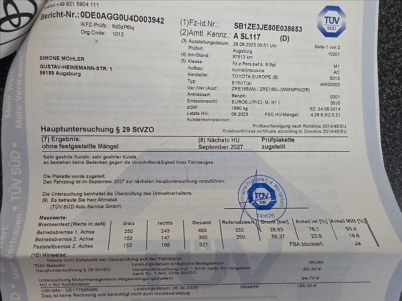 Toyota Auris 1,6 97 KW Automat kamera navi - fotka 44 z 44