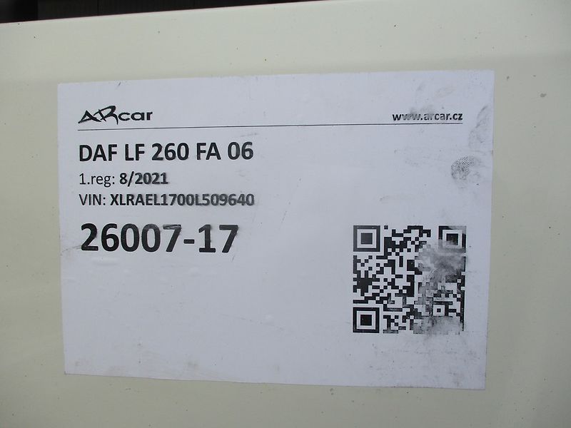 DAF LF 260 FA čelo - fotka 41 z 47