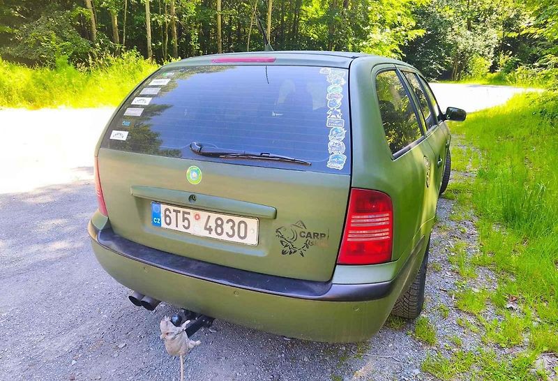 Cestou do Francie jsme se zastavili v hlavním městě Lichtenštejnska - Vaduz. Zde jsme pořídili snímek u místní vinice.