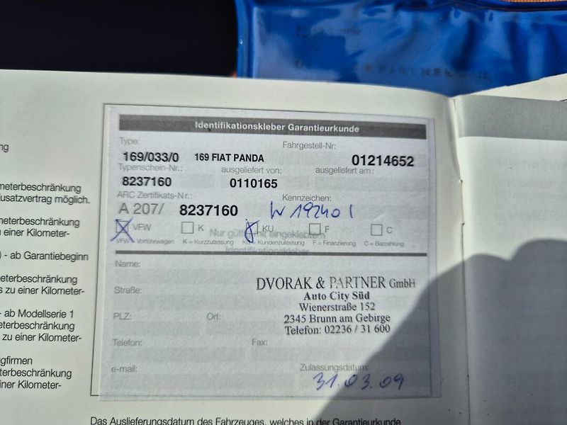 Fiat Panda (2009) 1.2 i Klima - fotka 20 z 22