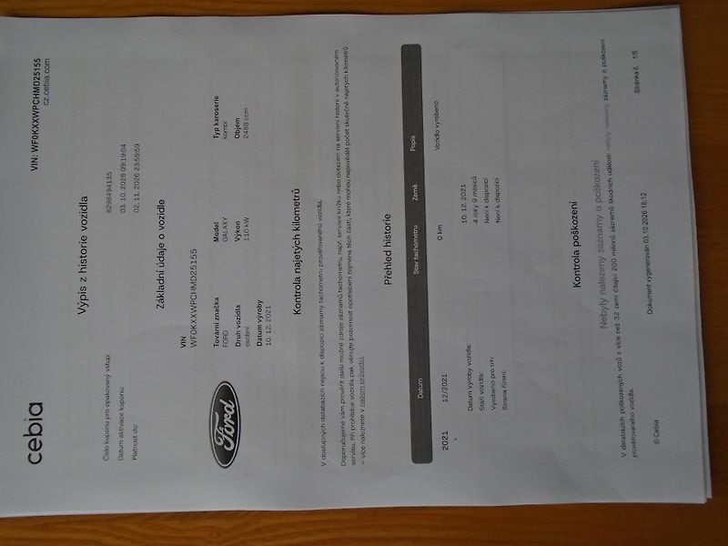 Ford Galaxy 2.5 Durarec FHEV Vignale 7míst - fotka 43 z 46