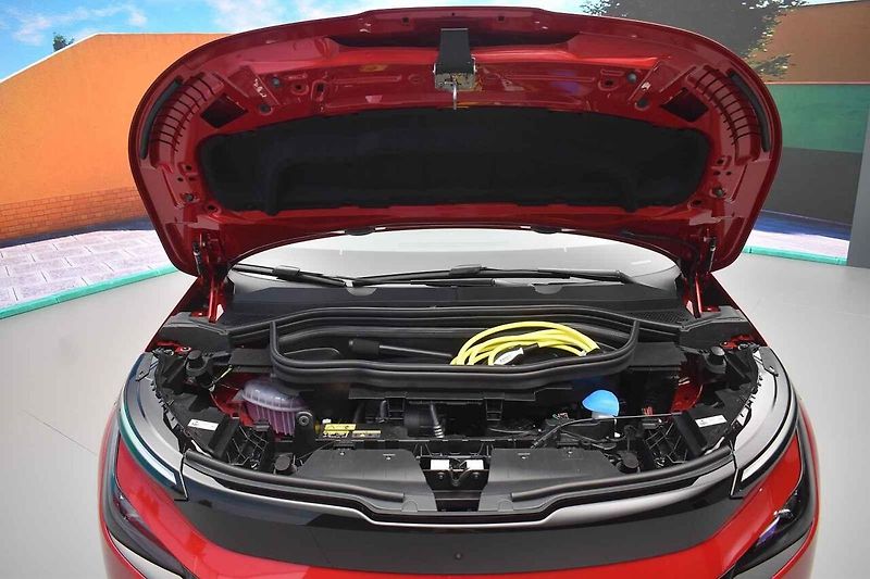 Epiq, nový malý typ elektromobilu automobilky Škoda, při své premiéře v Curychu.