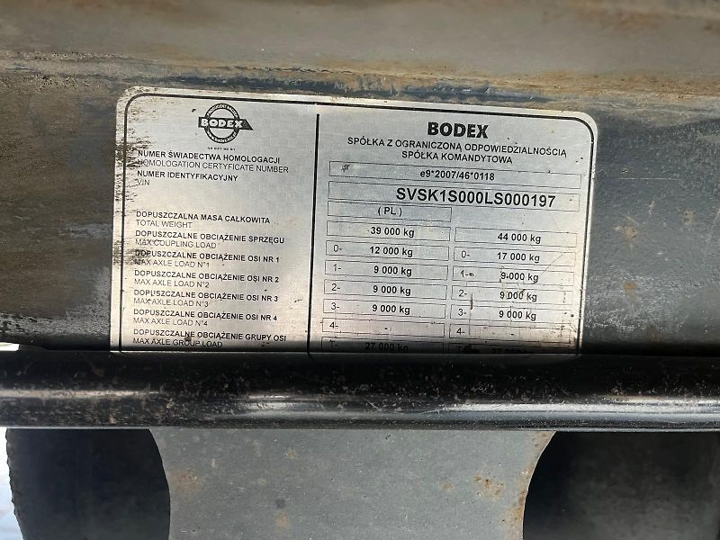 BODEX KIS3F 90m3 walkingfloor - fotka 13 z 15