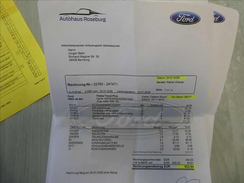 Ford Fiesta 1,2 i 60kW 1.MAJITEL, SERVISKA - fotka 44 z 44