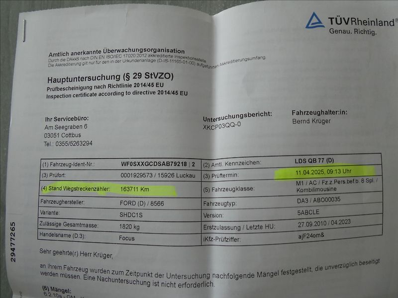 Ford Focus 1,6 16V 74kW 2xkola,závěs,serv - fotka 37 z 42