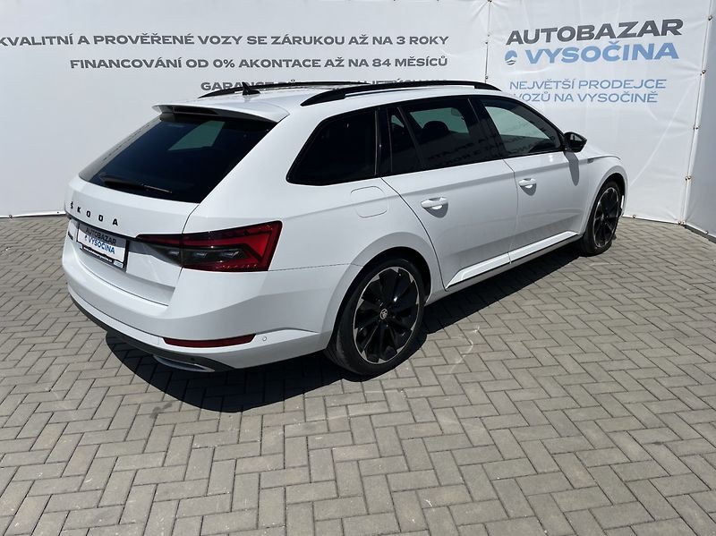 Škoda Superb (2022) SportLine 1.5TSI Webasto! 1.Ma - fotka 4 z 50