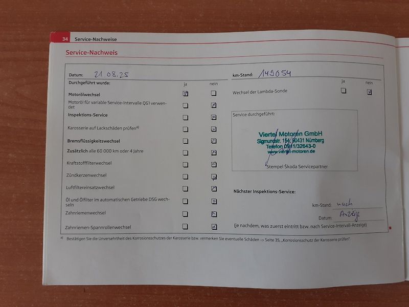 Škoda Octavia (2011) 1.4 TSi AMBIENTE - fotka 33 z 35