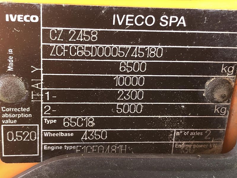 Iveco Daily (2009) 65C18 traktor T1B ,STK 2 roky - fotka 12 z 17