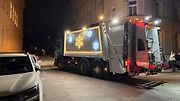 V Olomouci vyjely do ulic vánočně vyzdobené popelářské vozy, 5. prosince 2024