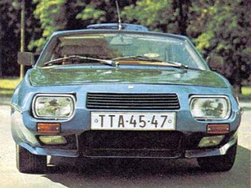 Tajemná Škoda Coupé ze druhé poloviny 70. let.