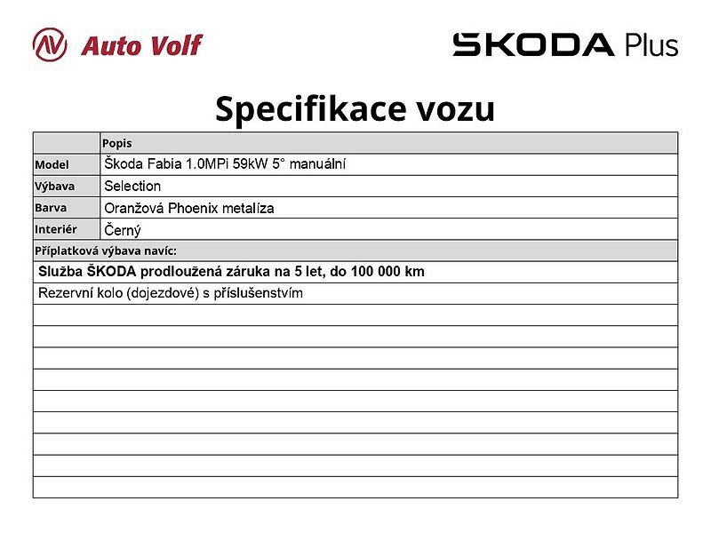 Škoda Fabia (2025) Selection 1.0MPi 59kW 5°manuál - fotka 6 z 28