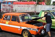 Vůz Škoda 120S v úpravě rallye.