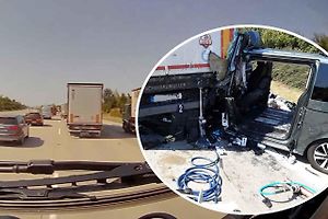 Příjezd hasičů k srpnové dopravní nehodě na D1 u Lipníka nad Bečvou zkomplikovali zmatkující řidiči.