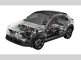 Mazda MX-30 s prodlužovačem dojezdu.