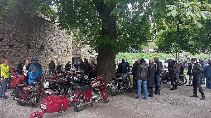 Veteráni se rozloučili se sezonou, hrad Helfštýn, neděle 24. září 2023.