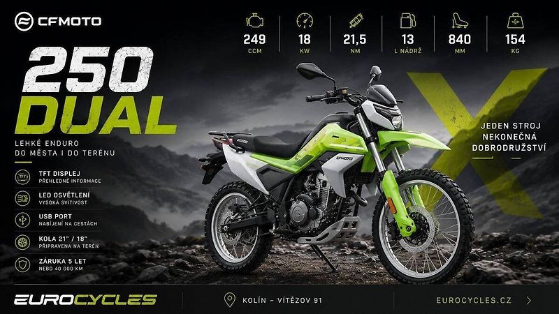 CFMOTO (2026) 250 Dual Sport - fotka 7 z 20
