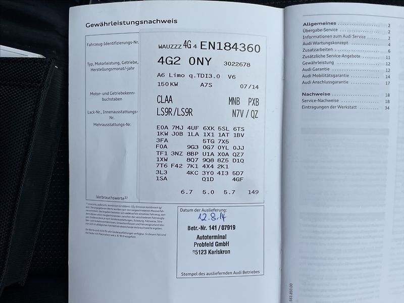 Audi A6 3,0 TDi 150kw S-Line Quattro - fotka 32 z 41