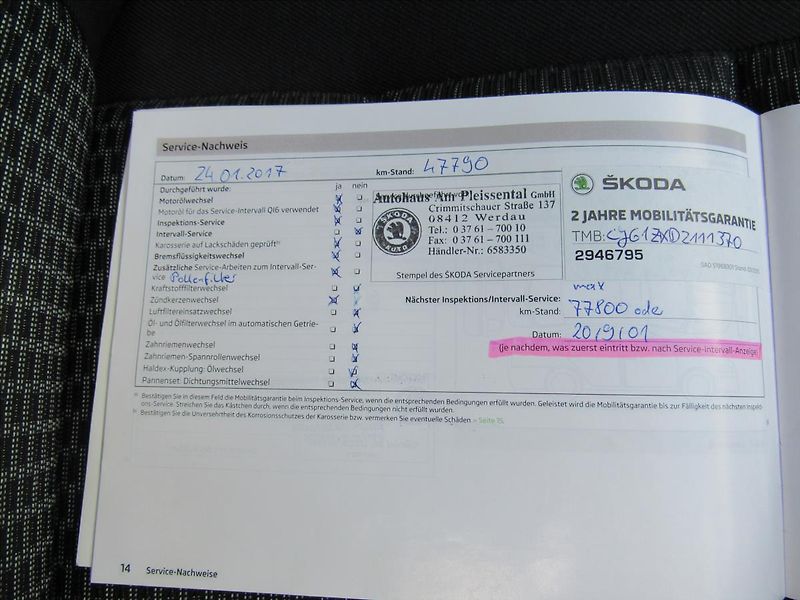 Škoda Octavia 1,4 TSi 90kW Sedan - fotka 30 z 30