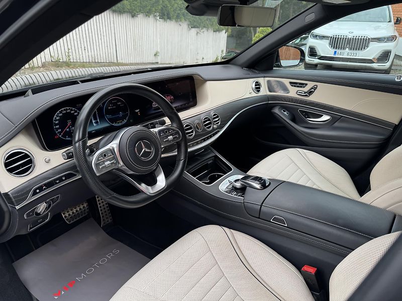 Mercedes-Benz Třídy S S400d-L-4M-AMG-R20-BURM-ČR - fotka 12 z 36