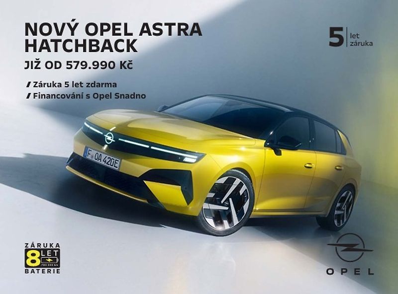 Opel Astra (2026) Edition HB Hybrid 145k eDCT6 - fotka 2 z 10