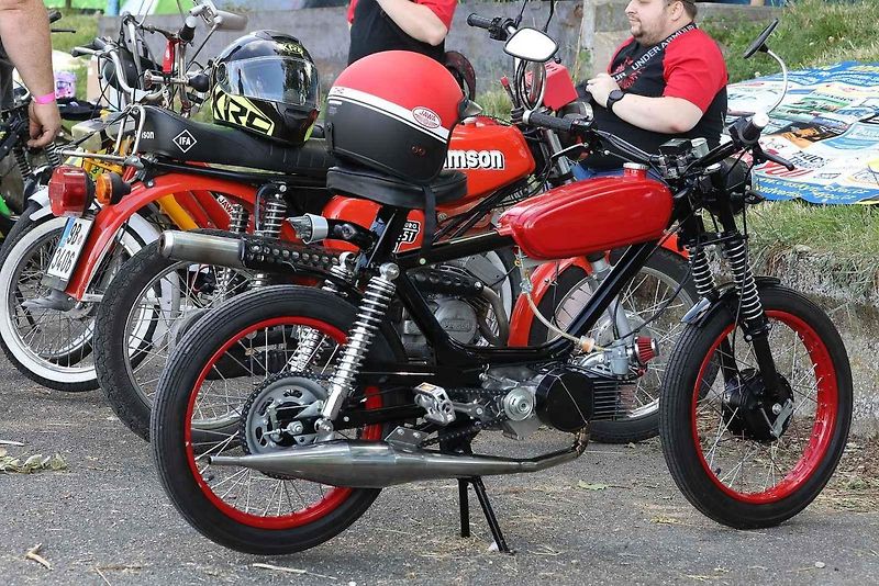 Moped sraz v Brně-Chrlicích