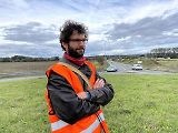 Svatováclavská jízda vedla i Studénkou, kde dělal Miroslav Tovaryš motospojku, 28. 9. 2024.