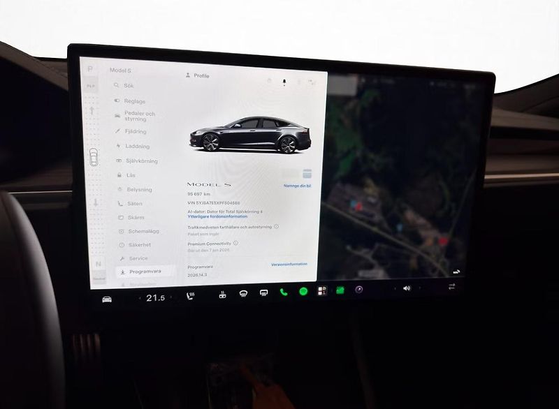 Tesla Model S LR AWD Kam Vzduch Yoke Pano. - fotka 24 z 36