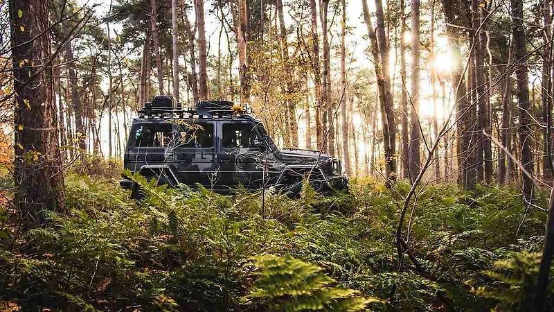 Mercedes-Benz G500 4x42 lyžaře Jona Olssona.