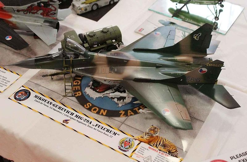 Vítězný model kategorie závodních vozů seniorů, Bugatti Type 35B Přemysla Bartoše. Se skutečným vozem si Eliška Junková dojela pro 5. místo při závodě Targa Florio 1928.