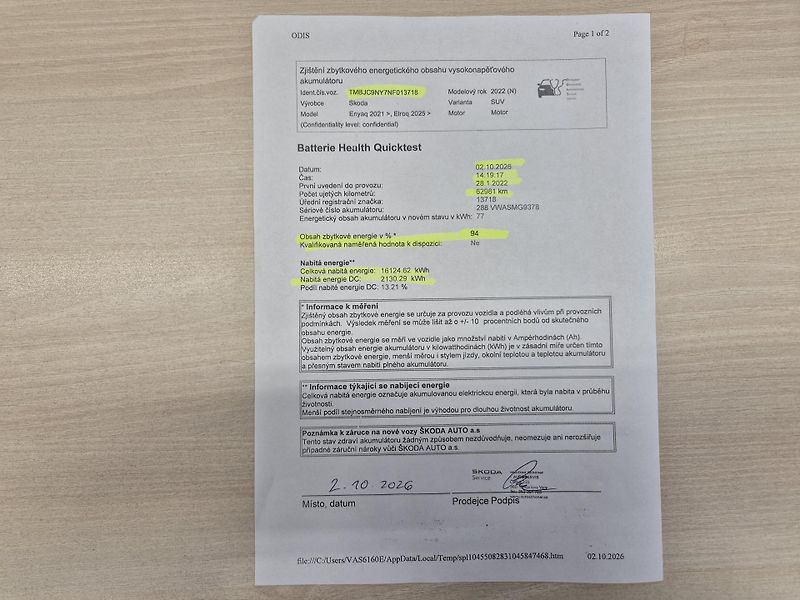 Škoda Enyaq 150kw, iV80 19ALU SOH 94% - fotka 23 z 47