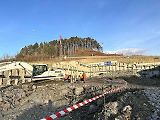 Žehnání svaté Barbory na stavbě tunelu Homole na budoucí dálnici D35 u Vysokého Mýta