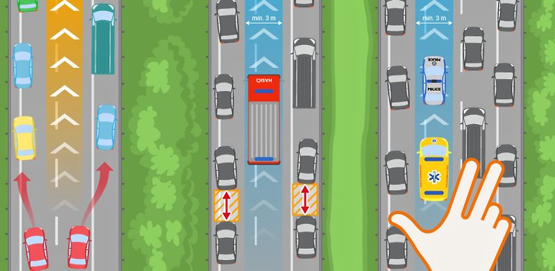 Řidiči jsou příliš daleko od kraje komunikace