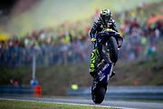 Finálový závod MotoGP Velká cena České republiky, závod mistrovství světa silničních motocyklů v Brně 4. srpna 2019. Na snímku Valentino Rossi (SPA).