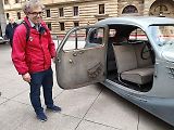 Automobil Z-5 Express ze sbírek Národního technického muzea, jímž jezdil nacisty popravený protektorátní premiér generál Alois Eliáš.