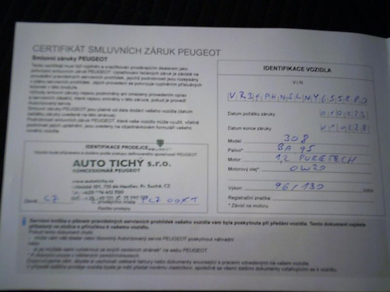 Peugeot 308 (2023) 1.2 KOUPENO ČR,1.MAJITEL - fotka 13 z 15