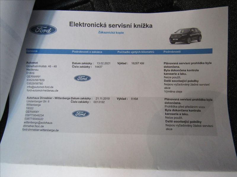 Ford Edge 2,0 TDCi EcoBlue 175kW 4x4 Aut - fotka 32 z 33