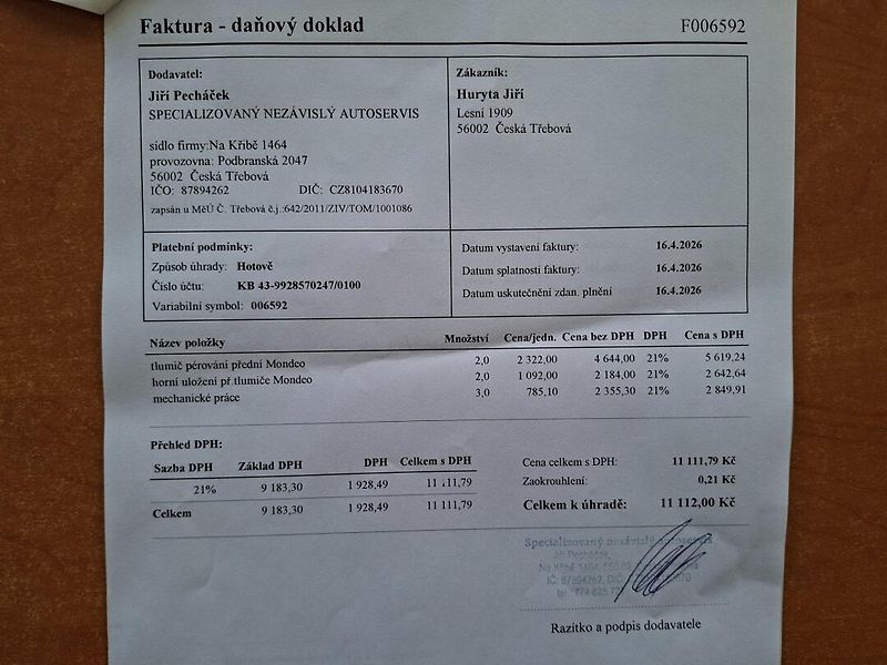 Ford Mondeo (2010) 2.2TDCi 129kW 6MAN - fotka 37 z 40