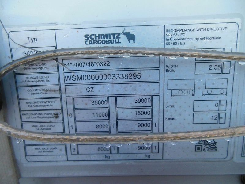 Schmitz SCB, Paletový koš, Zvedačka - fotka 19 z 20