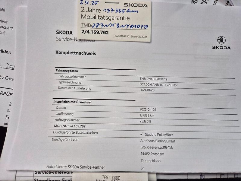 Škoda Octavia (2021) 2.0 TDI Odpočet DPH TOP VYBAVA - fotka 25 z 28