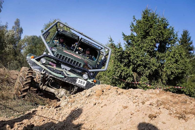 Trucktrial v Pístově u Jihlavy.