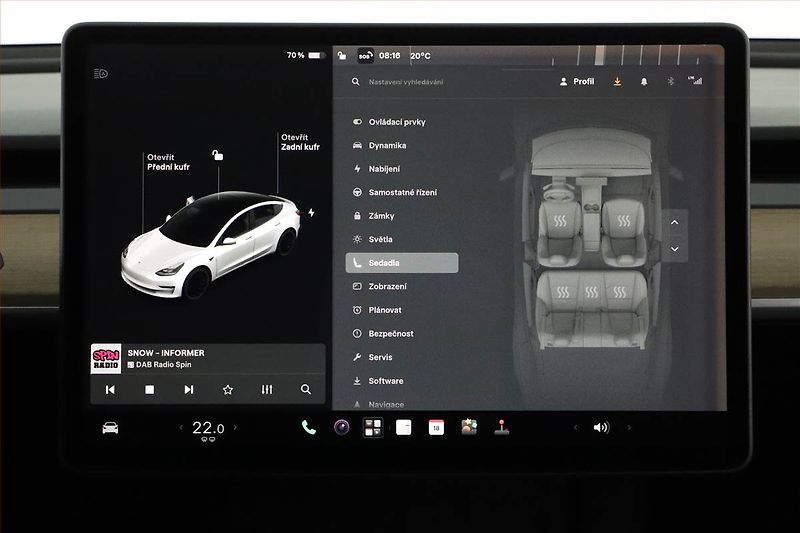 Tesla Model 3 (2021) Performance 82kWh, SoH 98% - fotka 19 z 29