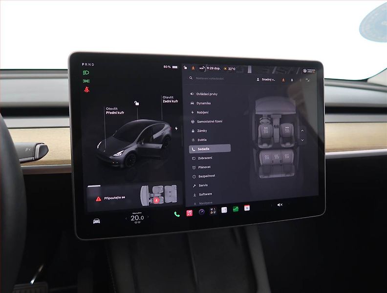 Tesla Model Y (2022) Long Range AWD 79kWh, SoH 89% - fotka 23 z 33