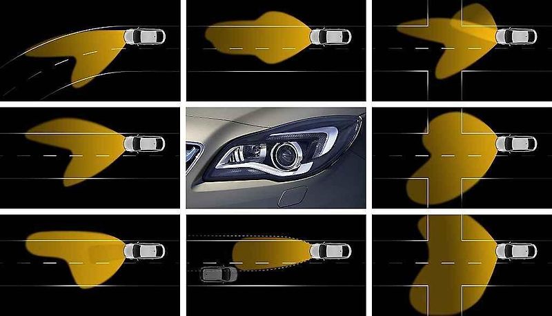 Opel vyvíjí světla, která svítí tam, kam se řidič zrovna dívá.